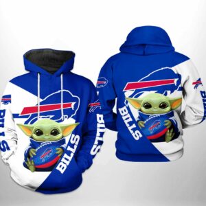 NFL Buffalo Bills Baby Yoda Fan 3D Hoodie, Best NFL Gifts