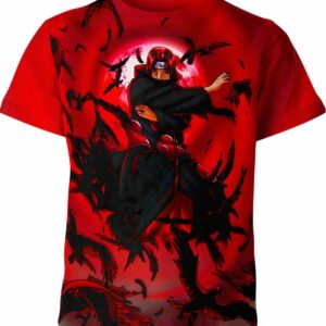 Itachi Uchiha 3D T-Shirt, Best Gift for Naruto Fan Itachi Uchiha 3D T-Shirt, Best Gift for Naruto Fan