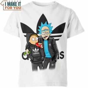 Rick And Morty Adidas Shirt, Funny Gift for Fan