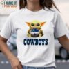 Dallas Cowboys Baby Yoda Star Wars T-Shirt, Unique Dallas Cowboys Gifts