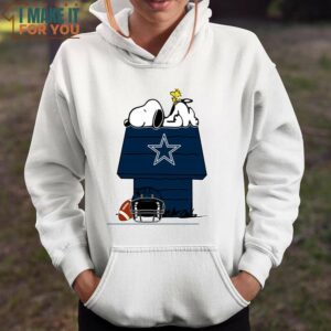 Dallas Cowboys Snoopy Woodstock House T Shirt NFL Cowboys Fan Gifts 2