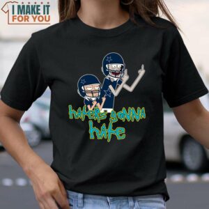 Haters Gonna Hate Dallas Cowboys Rick And Morty Football Shirt 2