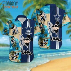 Custome Dallas Cowboys Mickey Hawaiian Shirt, Dallas Cowboys Gift for Fan