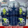 Personalized Dallas Cowboys Grinch Love Cowboys Tumbler, Dallas Cowboys Gifts for Diehard Fans