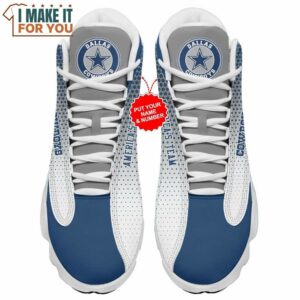 Custom Dallas Cowboys Air Jordan 13 Basketball Shoes Unique Cowboys Gifts 2