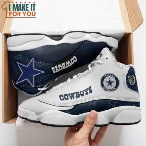 Dallas Cowboys Air Jordan 13 Shoes, Dallas Cowboys Gifts for Football Lovers Dallas Cowboys Air Jordan 13 Shoes, Dallas Cowboys Gifts for Football Lovers