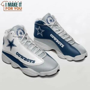 Dallas Cowboys Football Air Jordan 13 Shoes, Sport Sneaker for Cowboys Fan