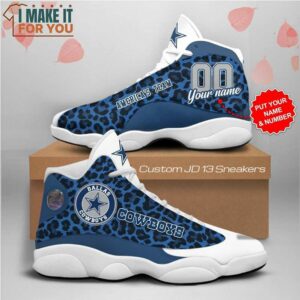 Dallas Cowboys Custom Air Jordan 13 Shoes Dallas Cowboys Personalized Gifts 3