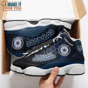 Dallas Cowboys Personalized Air Jordan13 Sneakers Dallas Cowboys Gifts for Diehard Fans 2