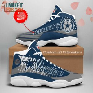 NFL Personalized Dallas Cowboys Air Jordan 13 Shoes Dallas Cowboys Gifts for Friends and Family 3