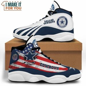 Dallas Cowboys Air Jordan 13 Sneakers Sport Shoes For Fan, Dallas Cowboys Gifts for Diehard Fans