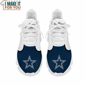 Dallas Cowboys Blue White Stripes Logo Sneakers Max Soul Running Shoes 2