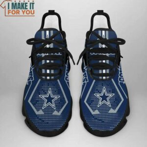 Dallas Cowboys Blue Black Grey Max Soul Sneakers Running Shoes 3