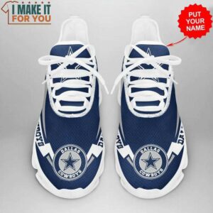 Dallas Cowboys Custom Blue Lightning Max Soul Sneakers Sport Shoes 2