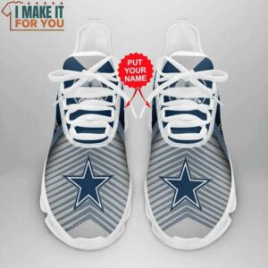 Dallas Cowboys Custom Grey Blue Version Max Soul Sneakers Sport Shoes 2