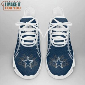 Dallas Cowboys Custom Rugby Dark Blue Grey Max Soul Sneakers Running Shoes 2
