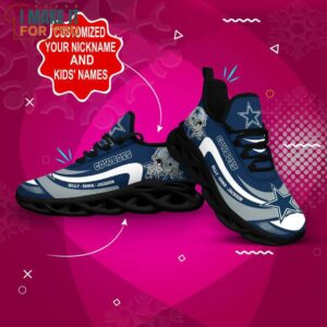 Dallas Cowboys Custom Max Soul Personalized Sneakers Shoes Gifts For Dallas Cowboys Fans 10