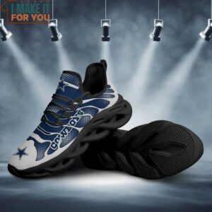 Dallas Cowboys Blue Gray 3D Max Soul Sneaker Shoes Sport Sneaker for Fan 3