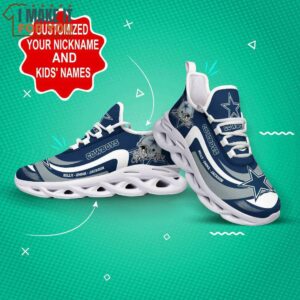 Dallas Cowboys Custom Max Soul Personalized Sneakers Shoes Gifts For Dallas Cowboys Fans 2