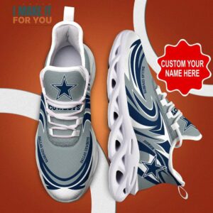 Dallas Cowboys Custom Max Soul Shoes Gifts For Dallas Cowboy Fans 4