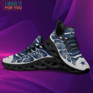 Dallas Cowboys Blue Gray 3D Max Soul Sneaker Shoes Sport Sneaker for Fan 5