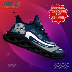 Dallas Cowboys Custom Max Soul Personalized Sneakers Shoes Gifts For Dallas Cowboys Fans 5