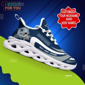 Dallas Cowboys Custom Max Soul Personalized Sneakers Shoes Gifts For Dallas Cowboys Fans 7