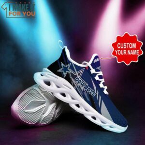 Dallas Cowboys Custom Name Max Soul Shoes Sneakers Hot Trending For NFL Fans 10