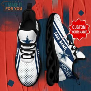 Dallas Cowboys Custom Name Max Soul Shoes Sport Sneakers For Cowboys Fans 10