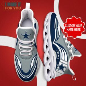 Dallas Cowboys Custom Name Max Soul Shoes Personalized Gifts For NFL Fans 4