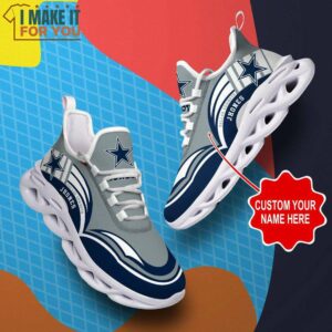 Dallas Cowboys Custom Name Max Soul Shoes Personalized Gifts For NFL Fans 5