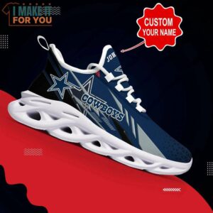 Dallas Cowboys Custom Name Max Soul Shoes Sneakers Hot Trending For NFL Fans 12