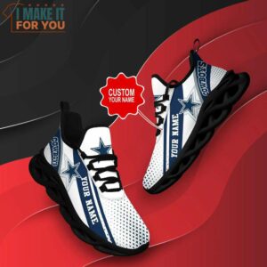 Dallas Cowboys Custom Name Max Soul Shoes Sport Sneakers For Cowboys Fans 12