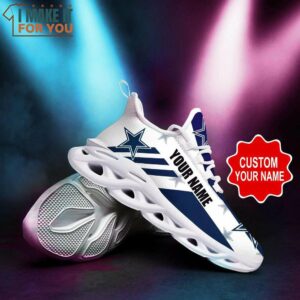 Dallas Cowboys Custom Name Max Soul Shoes Sneakers For Fans 13