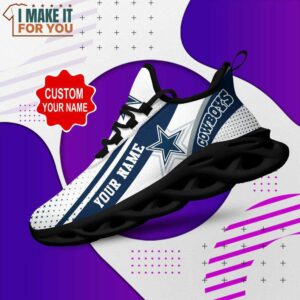 Dallas Cowboys Custom Name Max Soul Shoes Sport Sneakers For Cowboys Fans 13