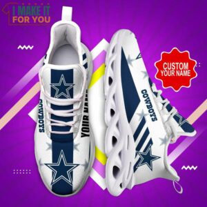 Dallas Cowboys Custom Name Max Soul Shoes Sneakers For Fans 2