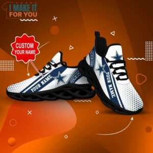 Dallas Cowboys Custom Name Max Soul Shoes Sport Sneakers For Cowboys Fans 14