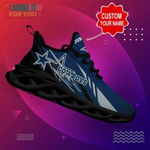 Dallas Cowboys Custom Name Max Soul Shoes Sneakers Hot Trending For NFL Fans 3