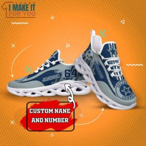 Dallas Cowboys Custom Name Max Soul Sneakers Pesonalized Dallas Cowboys Shoes 2