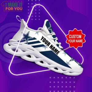 Dallas Cowboys Custom Name Max Soul Shoes Sneakers For Fans 3