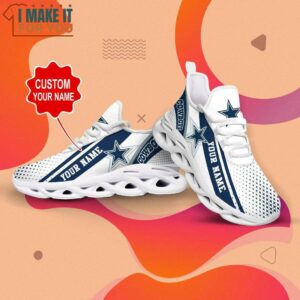 Dallas Cowboys Custom Name Max Soul Shoes Sport Sneakers For Cowboys Fans 4
