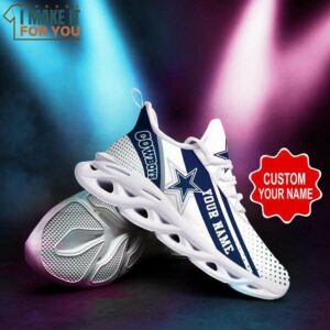 Dallas Cowboys Custom Name Max Soul Shoes Sport Sneakers For Cowboys Fans 5
