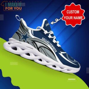 Dallas Cowboys NFL Custom Max Soul Shoes Dallas Cowboys Gift Ideas 3