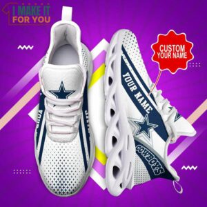 Dallas Cowboys Custom Name Max Soul Shoes Sport Sneakers For Cowboys Fans 6