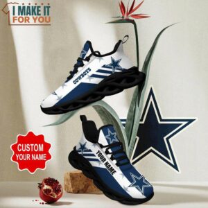 Dallas Cowboys Custom Name Max Soul Shoes Sneakers For Fans 7