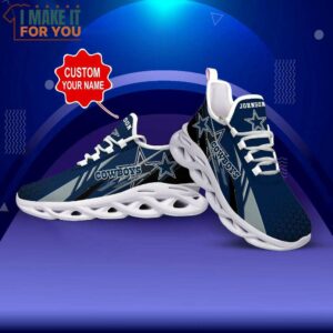 Dallas Cowboys Custom Name Max Soul Shoes Sneakers Hot Trending For NFL Fans 9