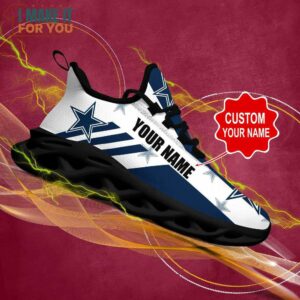 Dallas Cowboys Custom Name Max Soul Shoes Sneakers For Fans 9