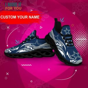 Dallas Cowboys NFL Custom Name Max Soul Sneakers Dallas Cowboys Gift Ideas 10