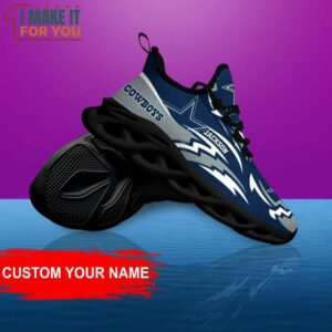 Dallas Cowboys NFL Custom Name Max Soul Sneakers Dallas Cowboys Gift Ideas 3