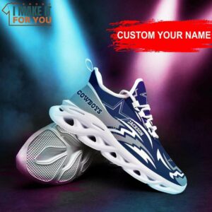 Dallas Cowboys NFL Custom Name Max Soul Sneakers Dallas Cowboys Gift Ideas 4